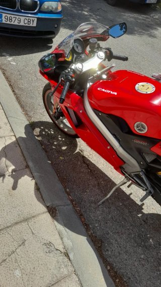 Cagiva mito 125cc Evo Roja