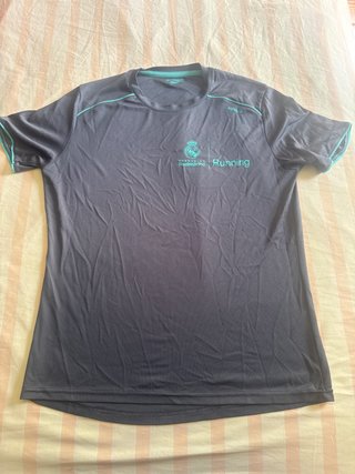 Camiseta Running Fundación Real Madrid Gris/Turque