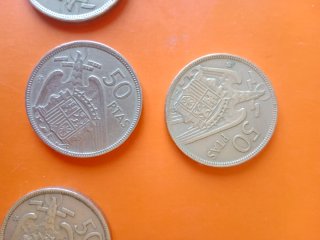 50 Pesetas 1957 estrellas 58/59/60