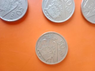 50 Pesetas 1957 estrellas 58/59/60