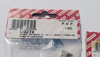 3 Adaptadores BNC UG274 M/A-COM