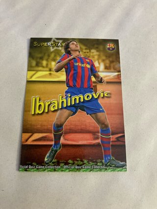 Cromo Ibrahimovic FC Barcelona