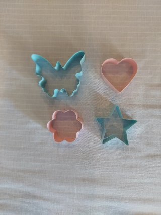 Set Repostería Moldes Corazón Estrella Mariposa