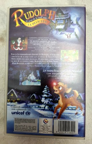 Lote 6 VHS Dibujos Animados Clásicos (con Rudolph)