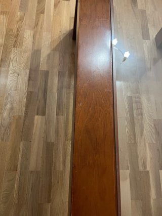 Mesa de centro de madera y cristal