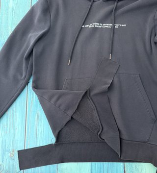 Sudadera Bershka Negra con Mensaje