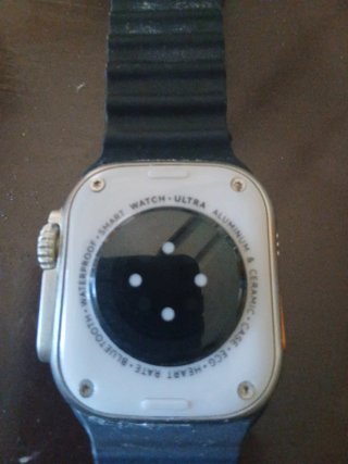 Reloj Inteligente Negro y Plateado