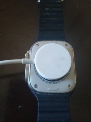 Reloj Inteligente Negro y Plateado