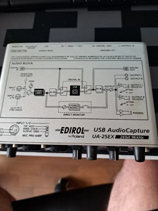 Edirol UA-25EX Tarjeta Sonido USB