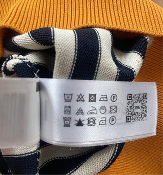 Jersey Top rayas Zara manga corta