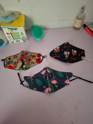 Mascarillas de tela con diseños