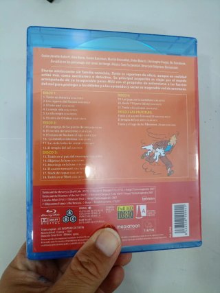 Las Aventuras de Tintín Blu-ray