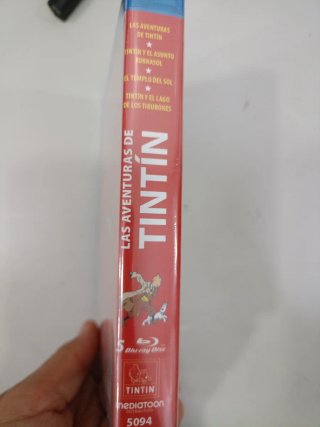 Las Aventuras de Tintín Blu-ray