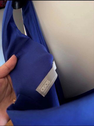 Vestito ASOS Blu Elettrico UK 14