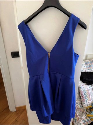 Vestito ASOS Blu Elettrico UK 14