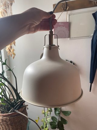 2 Lámparas de Techo IKEA RANARP Blancas