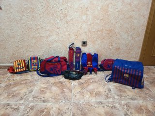 Lote FC Barcelona: Bolsas y Accesorios