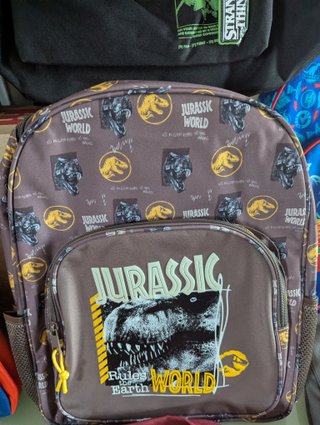 Zaino scuola bambino Jurassic Park dinosauri