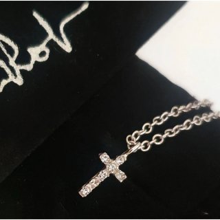 Collana con charm croce, linea LUXURY Bijoux.