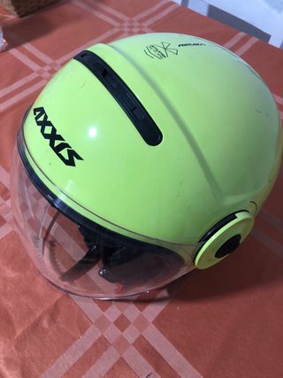 Casco Jet AXXIS Talla S Amarillo