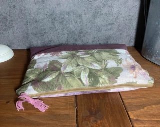 Neceser estampado floral mujer