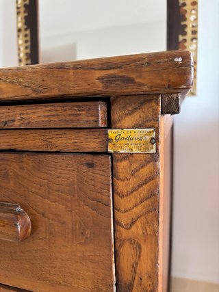 Escritorio vintage madera maciza