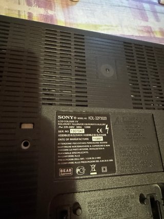 Televisor Sony 35 Plata/Negro