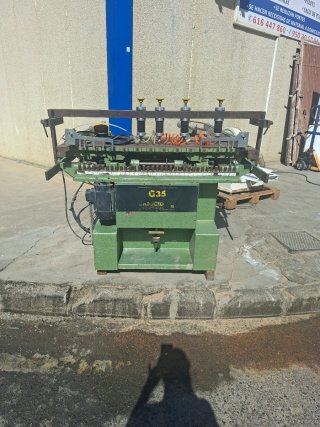 Máquina de carpintería G35. Taladro múltiple