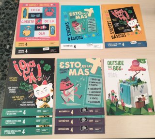 Libros 4°primaria. Editorial Edelvives