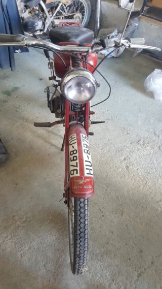 Moto Guzzi 65 Roja Documentación ITV