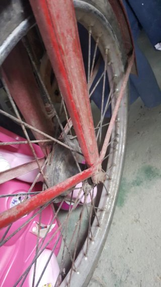 Moto Guzzi 65 Roja Documentación ITV