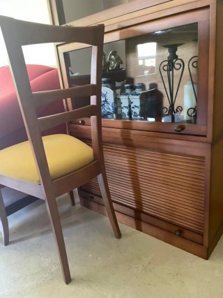 Sillas (2) de comedor madera