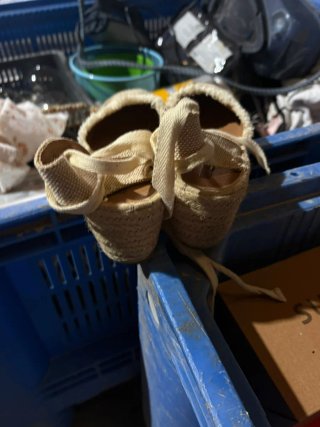Cuñas Esparto Crema Talla 38