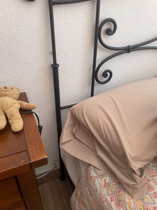 Cabecero de cama de matrimonio de forja
