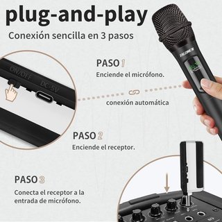 4 Micrófonos Inalámbricos K604 2.4 GHz NUEVO