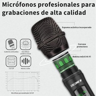 4 Micrófonos Inalámbricos K604 2.4 GHz NUEVO