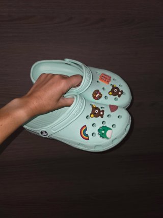 Crocs verde Menta Talla 38-39 ( 24cm) Nuevos