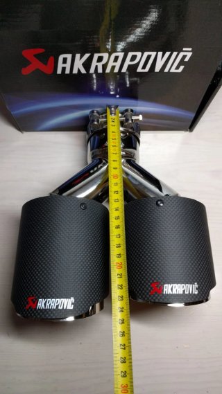 Colas de escape dobles Akrapovic