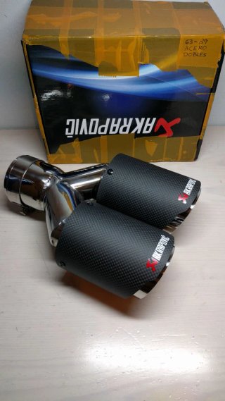 Colas de escape dobles Akrapovic