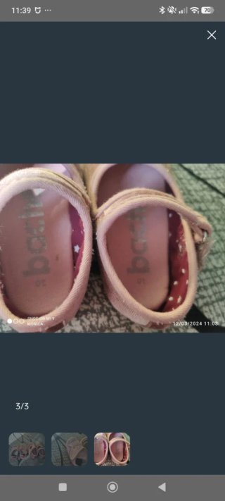 Zapatos bebe niña 20 (2 puestas)