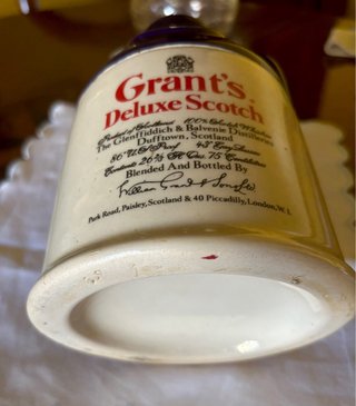 CANECO/BOTELLA GRES VINTAGE GRANT’S SCOTCH.