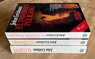 Lote 3 Novelas John Grisham - Planeta 1993