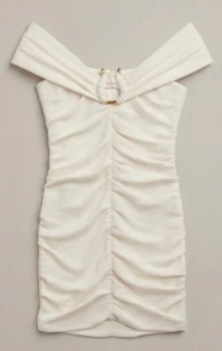 Abito corto H&M con dettaglio gioiello