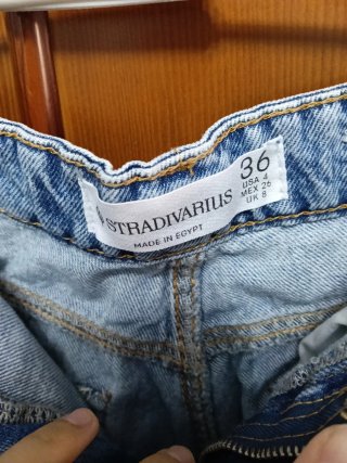 Bermudas vaqueras azules