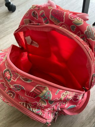 Mochila Totto Rosa Estampado Dulces