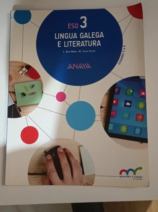 Lote 3 Libros Lingua Galega e Literatura 3º ESO An