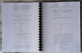Guión "A Few Good Men"Firma Kevin Bacon (Beckett)