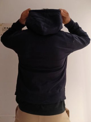 Sudadera GAP azul con cremallera