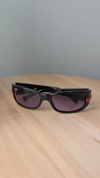Gafas de Sol Ray-Ban Niños RJ9041S Negro/Rosa