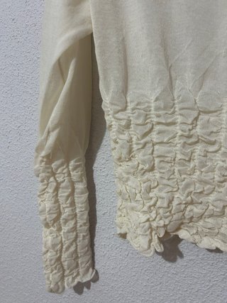 Jersey Zara nido abeja crudo talla M nuevo